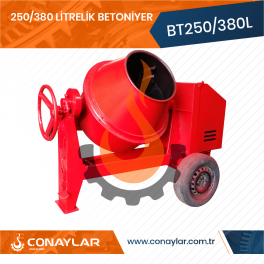 250/380 Litrelik Betoniyer 3.0HP (220V)