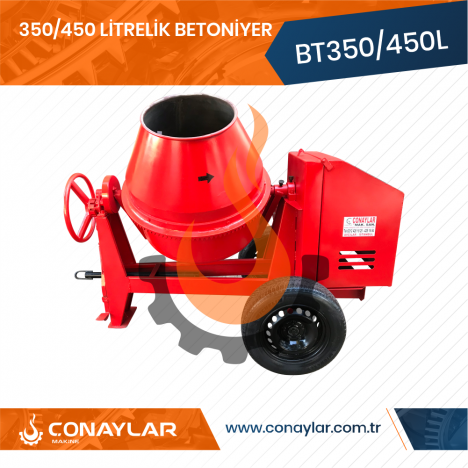 350/450 Litrelik Betoniyer 3.0HP (380V)