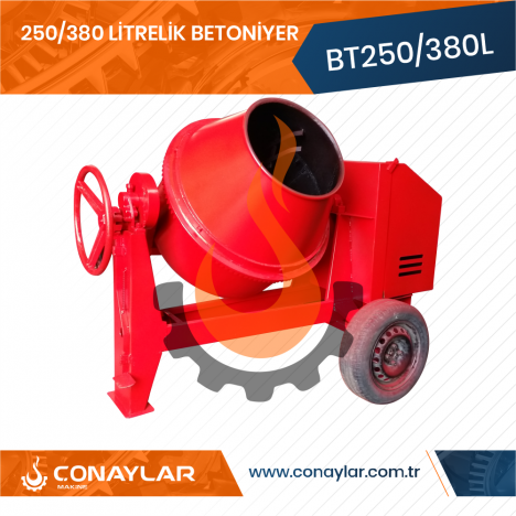 250/350 Litrelik Betoniyer 2.0HP (380V)
