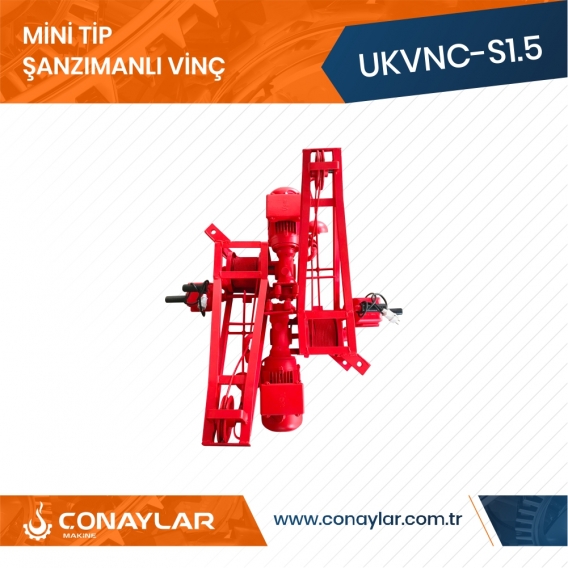 Mini Tip Cnc Şanzımanlı Asansör Vinci